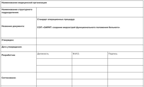 Положение Фаулера: алгоритм укладывания пациента для медсестры